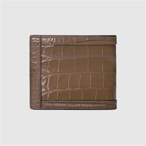 gucci crocodile card case|Gucci Crocodile Card Case Precious .